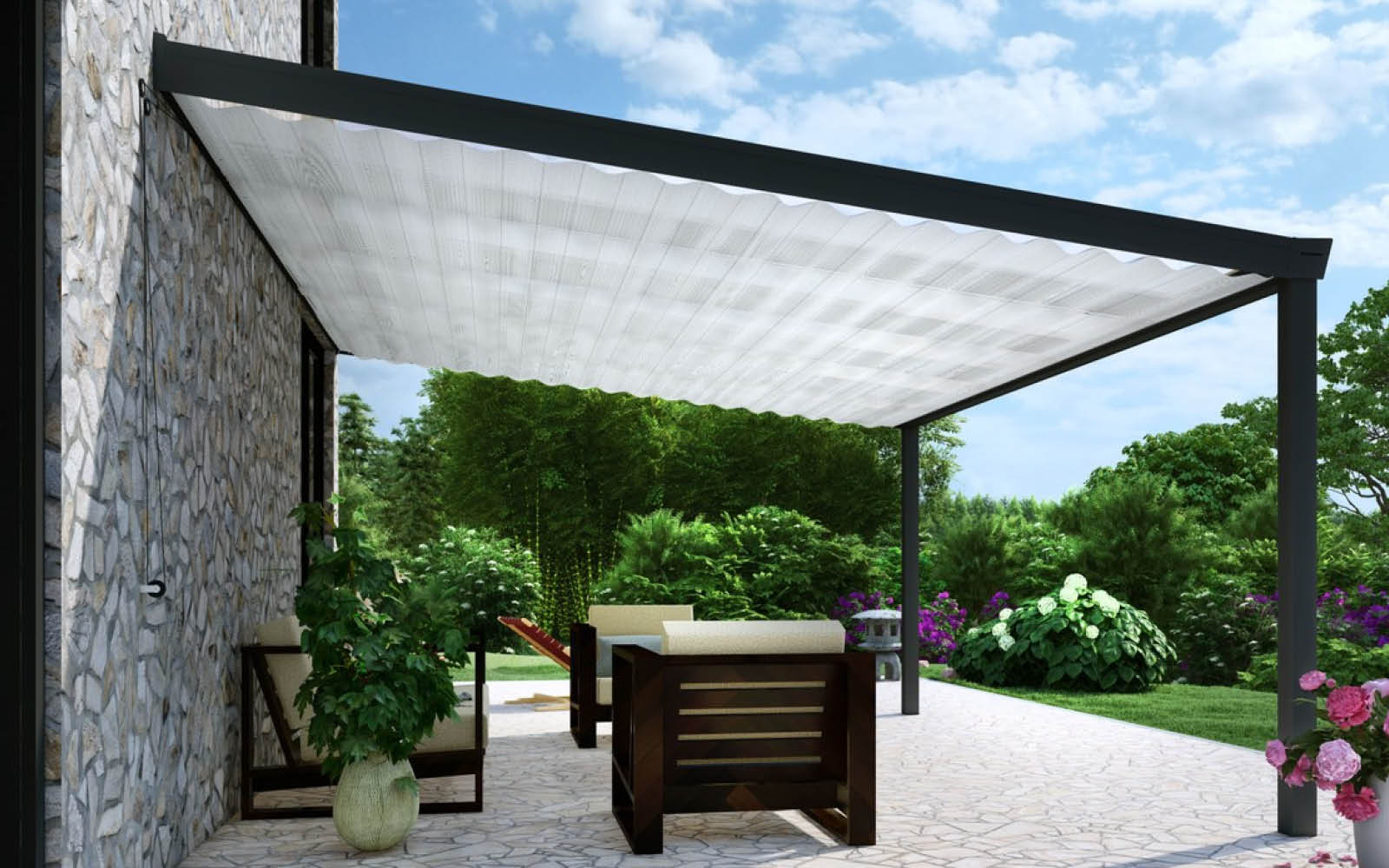 Gartenhäuser mit 14 - 19mm Wandstärke