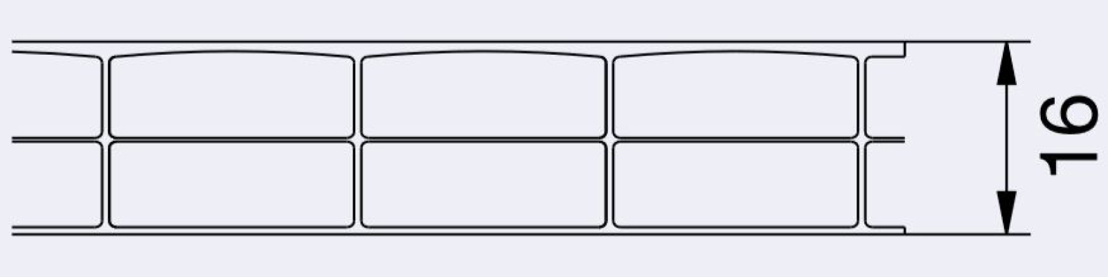 Gartenhäuser mit 14 - 19mm Wandstärke
