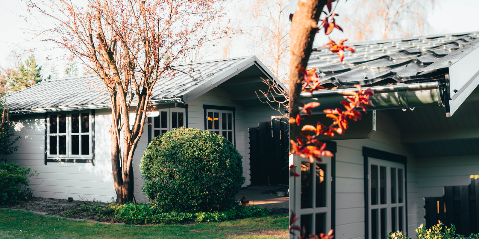 Gartenhäuser mit 14 - 19mm Wandstärke