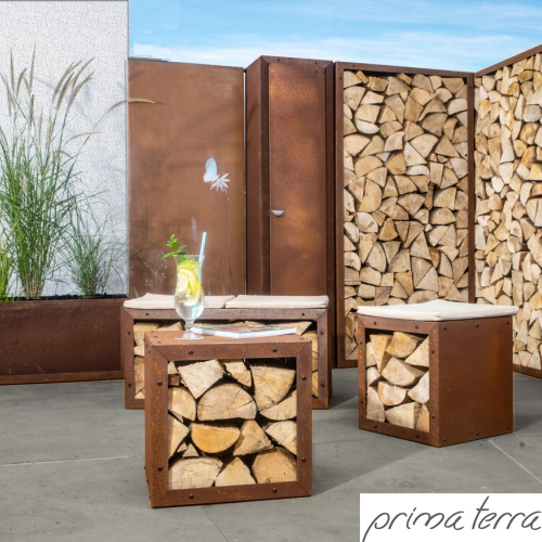 Brandhoutrek roestvrij staal Infinita