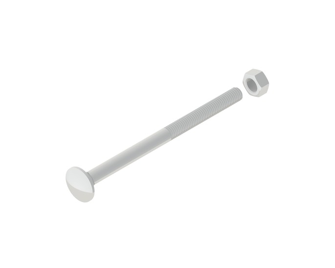 Osmo Schlossschraube zur Pfostenbefestigung 8 x 120 mm