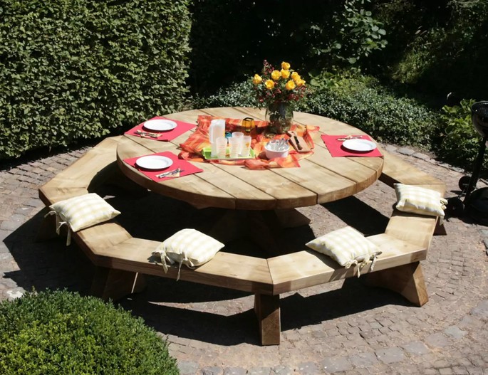 [Pakket] Tuintafel Ammerland 200cm