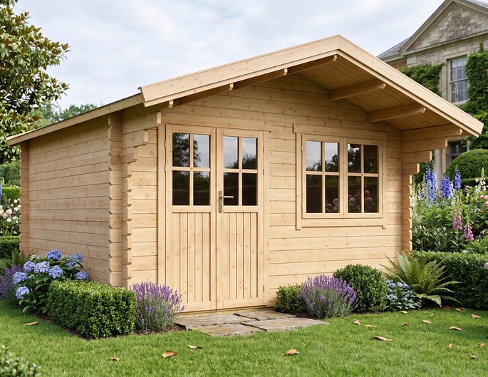 Tuinhuis/blokhut GartenStar 400 × 400 cm
