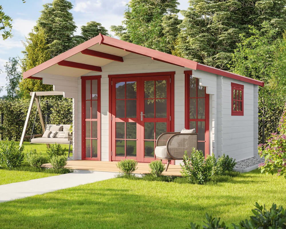 Gartenhaus Florenz 380 x 320 cm