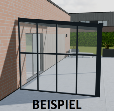 Seitenwand TYP2 VSG Glas  - Klar - Klar - 400