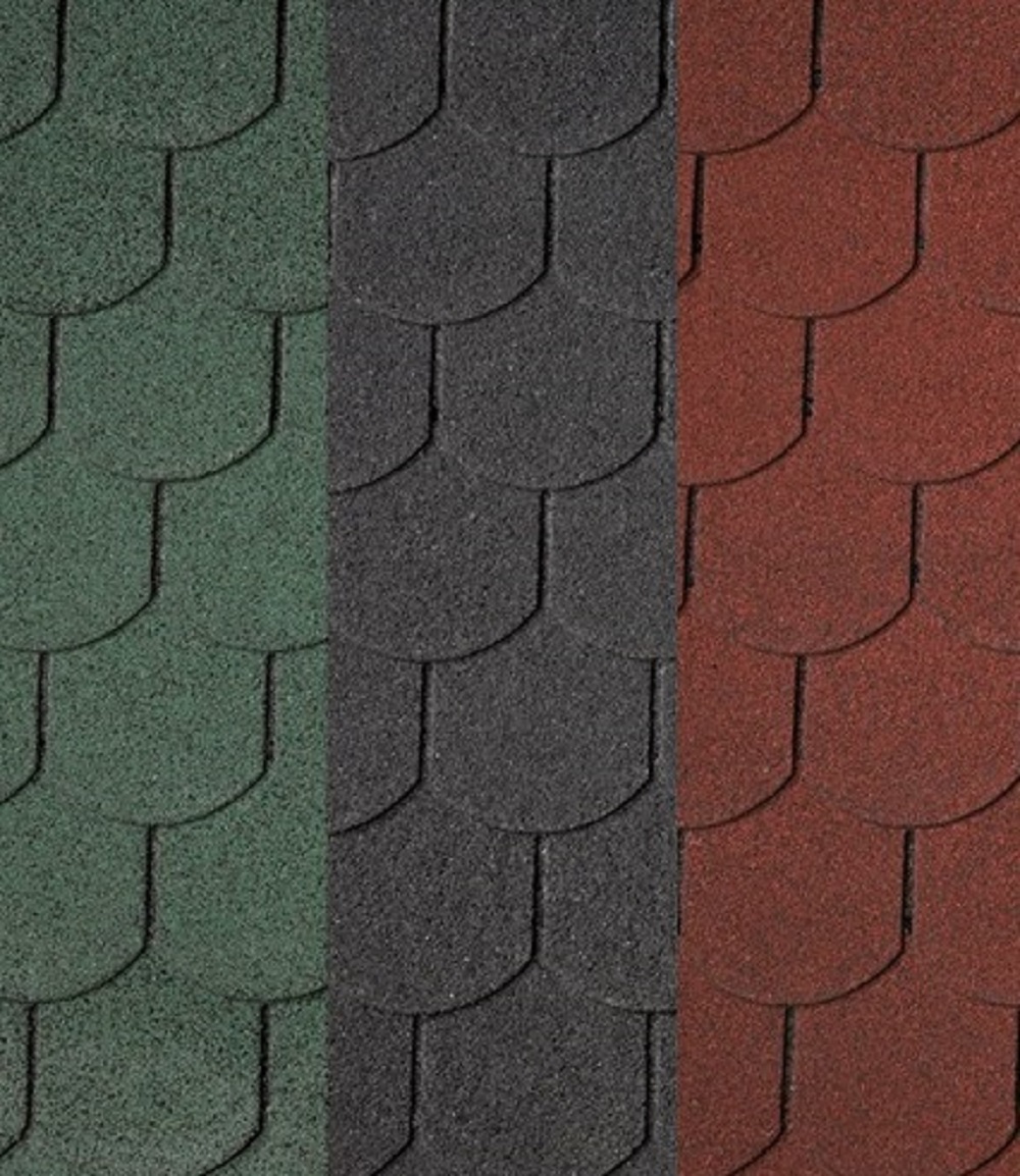 Biberdachschindelset 24 m² für Gartenhaus Verona