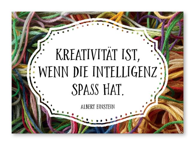 Postkarte Kreativitat Strickimicki Geschenke Zum Thema Stricken Nahen Diy Online Kaufen