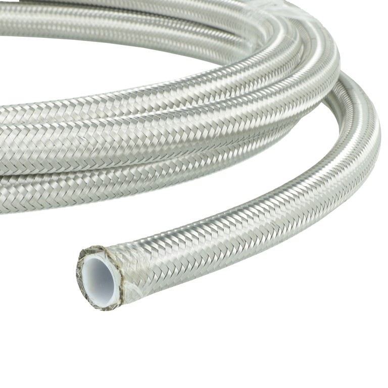 BOOST products PTFE Hydraulic Hose Dash 8 - 3m - Stainless steel