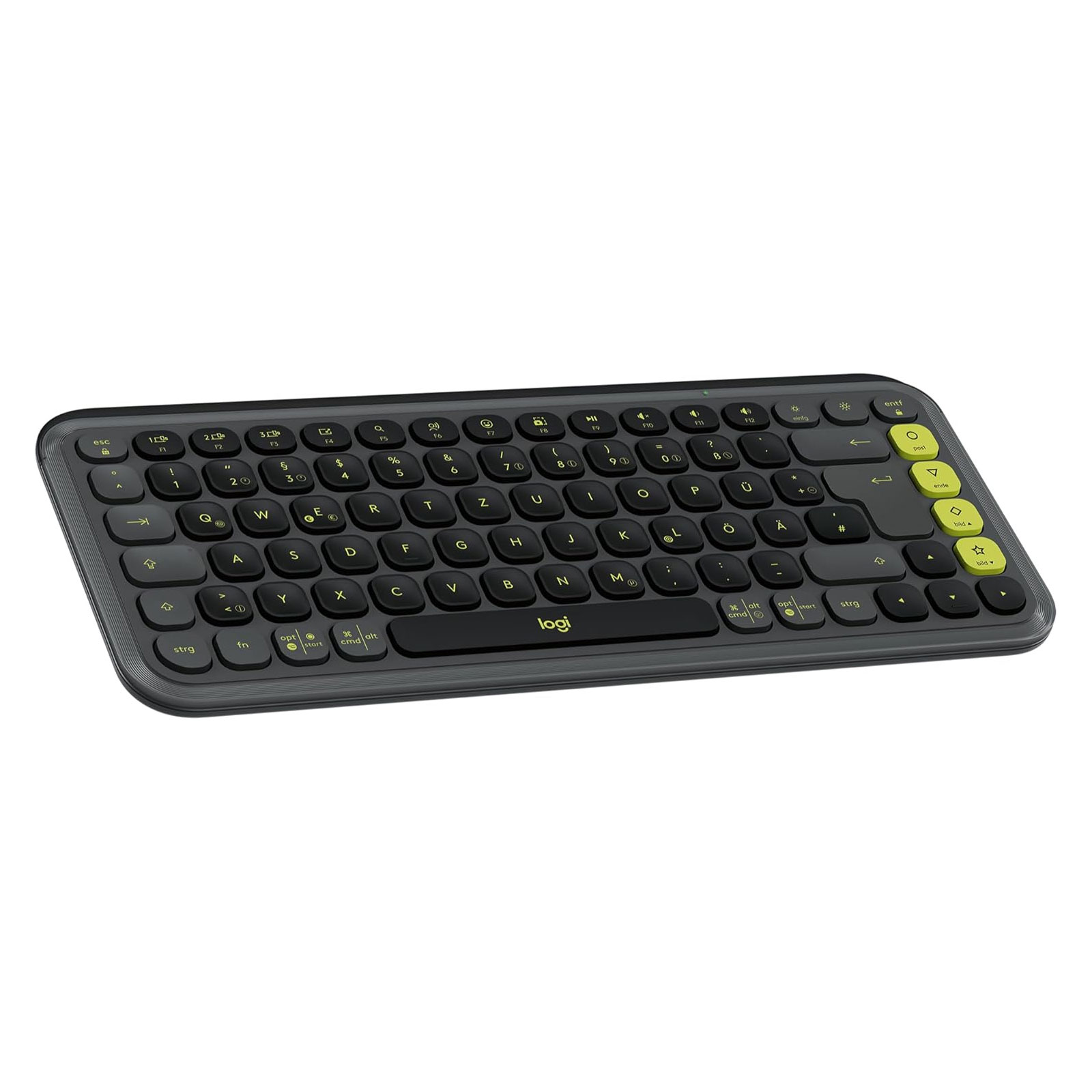 Logitech POP ICON COMBO Grafit / Grün Bluetooth Tastatur - Bild 6