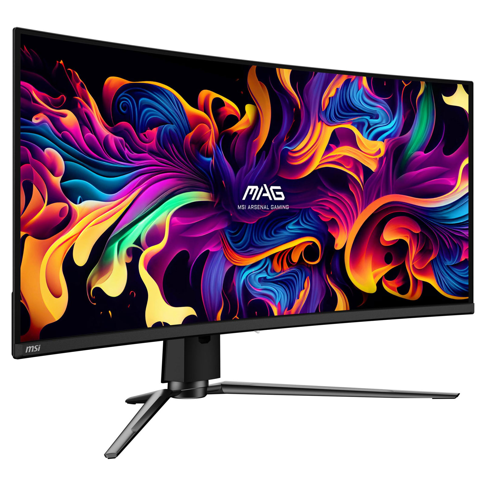 MSI Gaming-Monitor MAG 341CQPDE, Schwarz, 34 Zoll, UWQHD, Curved, OLED, 175 Hz, 0,03 ms (USB-Hub, HDMI, DisplayPort, höhenverstellbar, neigbar, schwenkbar) - Bild 2