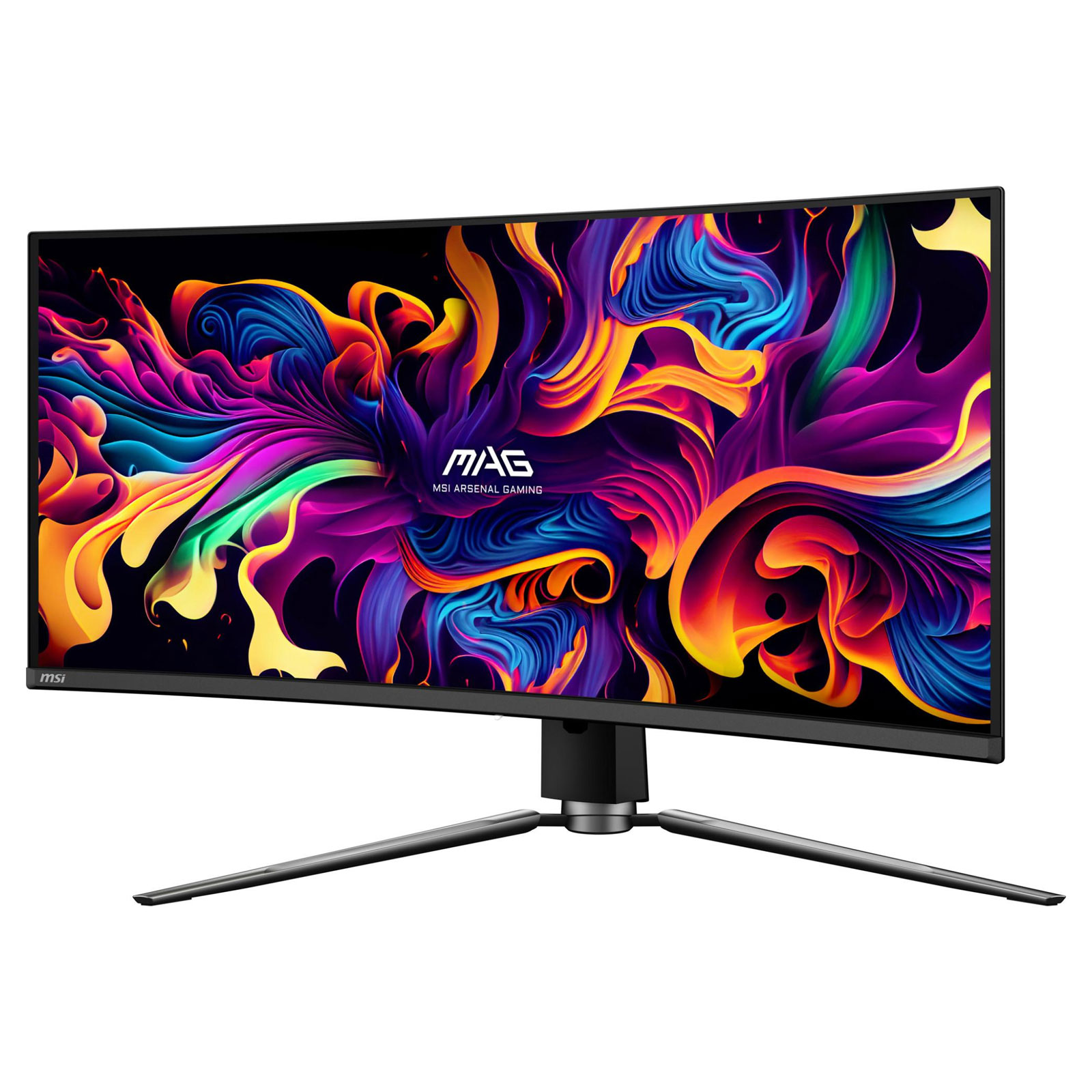 MSI Gaming-Monitor MAG 341CQPDE, Schwarz, 34 Zoll, UWQHD, Curved, OLED, 175 Hz, 0,03 ms (USB-Hub, HDMI, DisplayPort, höhenverstellbar, neigbar, schwenkbar) - Bild 4