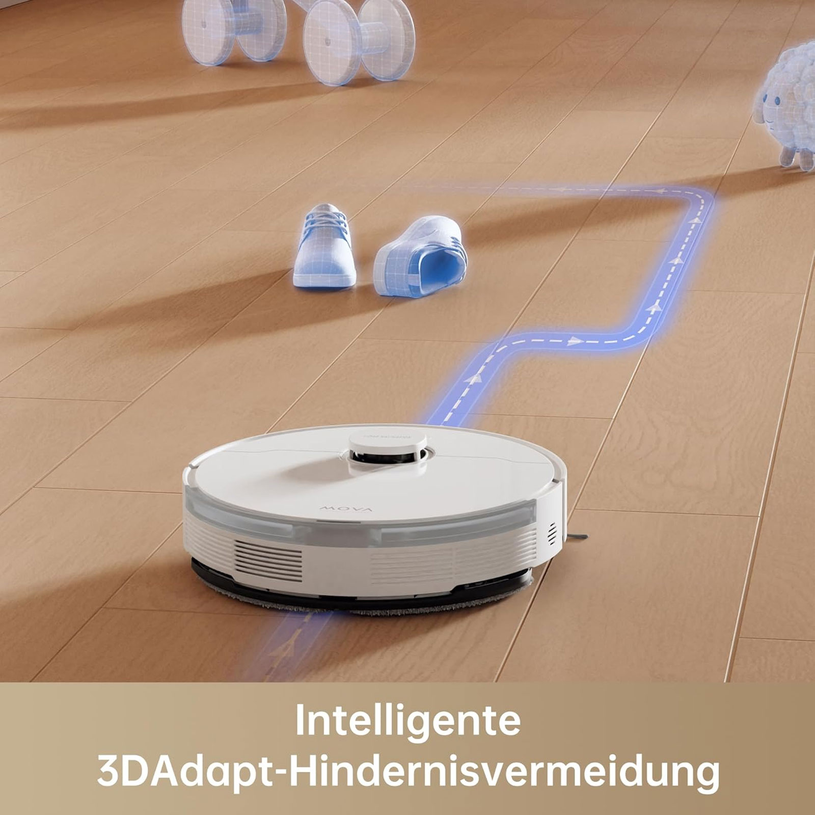 Mova S10 Saug- und Wischroboter weiß - Bild 5