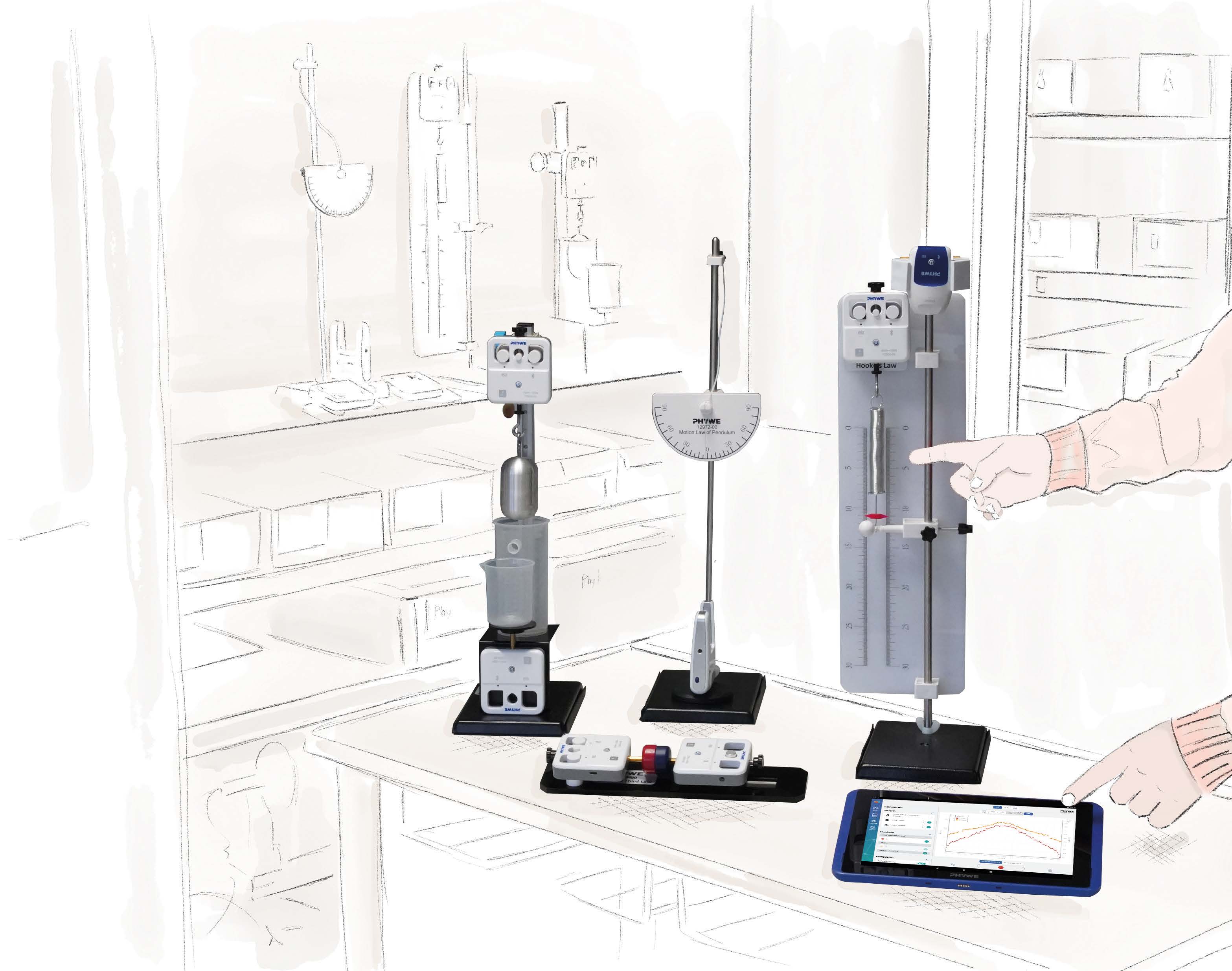 Experiment Teaching Mechanical Platform Scale