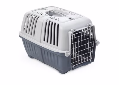 Transportbox Pratiko mit Metalltür für Katze Hund