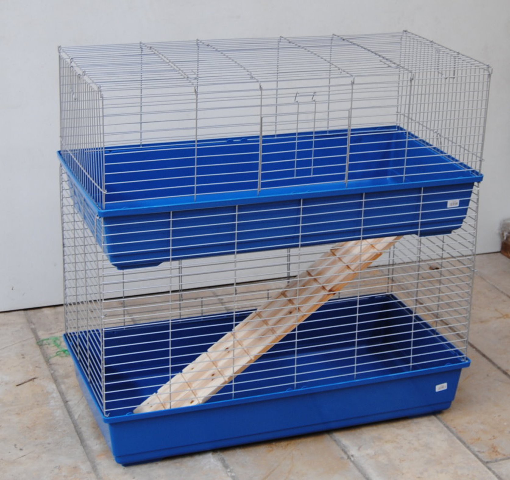 XXL Hasenkäfig 100cm Doppelstöckig - Großer Käfig Für Kaninchen & Meerschweinchen