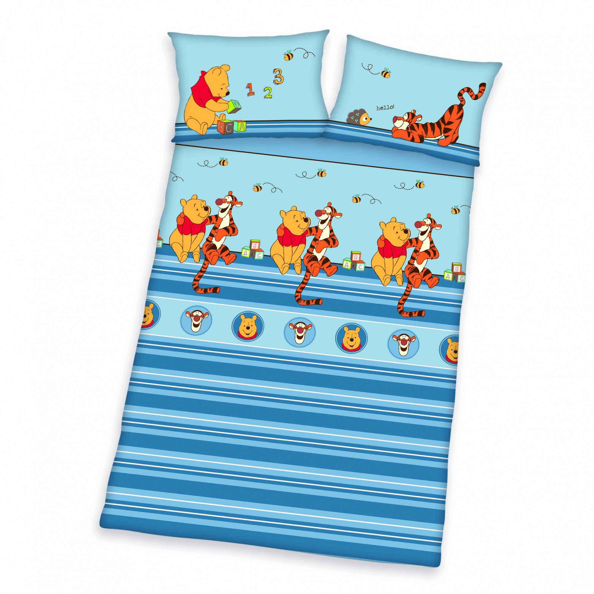 HERDING Linge de lit Winnie l\'OURSON LINGE de lit bébé 100 x 135 cm ... HERDING Linge de lit Winnie l\'OURSON LINGE de lit bébé 100 x 135 cm ...