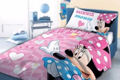 Parure de lit bébé Disney Minnie Mouse 40 x 60 cm + 100 x 135 cm