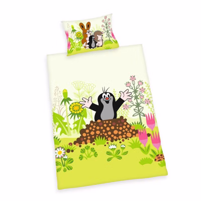 Baby Bettwäsche Der kleine Maulwurf 40 x 60 cm + 100 x 135 cm 