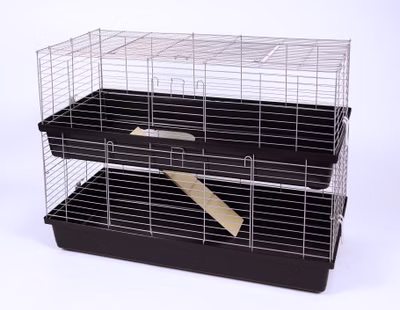 Meerschweinchenkäfig Hasenkäfig Doppelkäfig Käfig 1,2 Meter