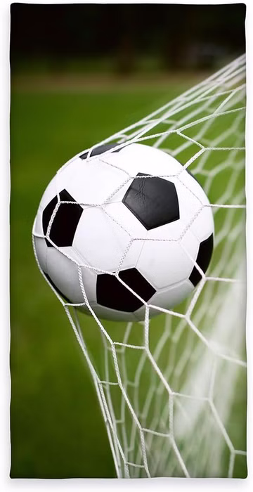 Fußball Velourstuch Duschtuch Badetuch Handtuch Strandtuch 75 x 150cm