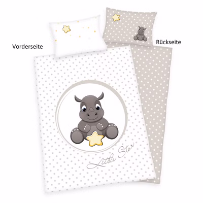 Herding Jana Rhino Baby Bedding 100 x 135 cm