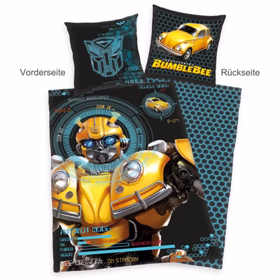 Parure de lit Herding Transformers Bumblebee 135 x 200 cm Coton