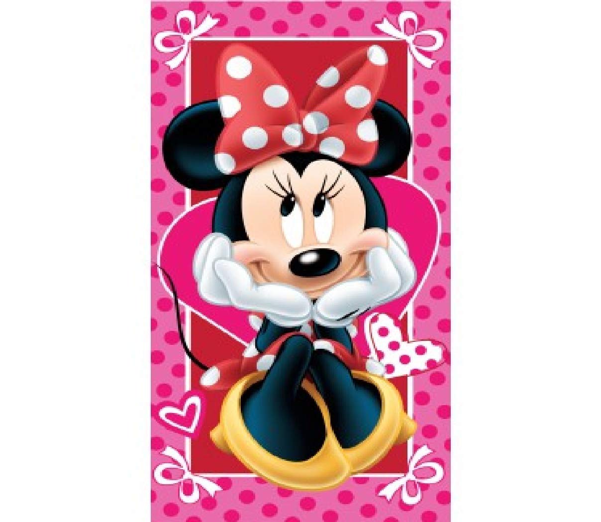 Toalla de Playa Toalla de ba/ño 70 x 140 cm KK Mickey /& Minnie Mouse Toalla de Ducha