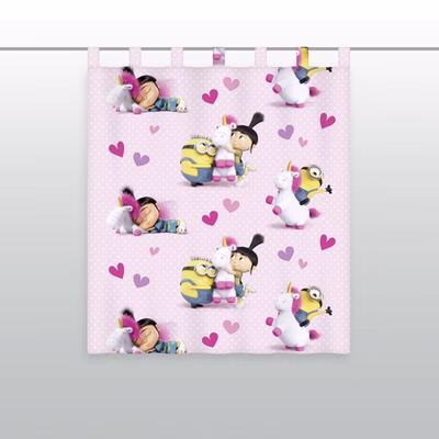 Curtain Ready-made Curtain Minions 140 x 160 cm