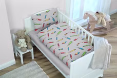 23454-Baby-Bettwaesche-mit-Buntstifte-100-x-135-cm-100--Baumwolle.JPG