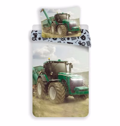 Trecker Bettwäsche Traktor 140x200 cm  70x90 cm