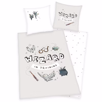 Harry Potter reversible bed linen Hogwarts Wizard 2-piece 135 x 200 cm 80 x 80 cm