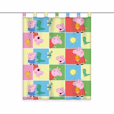 Peppa Pig Wutz curtain ready-made curtain 140 x 175 cm opaque