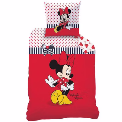 Beaver bed linen Minnie Sweetie flannel 80x80 cm 135x200 cm