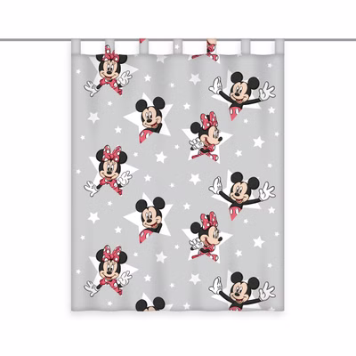 Disney Minnie & Mickey Curtain Ready Made Curtain 140 x 175 cm opaque