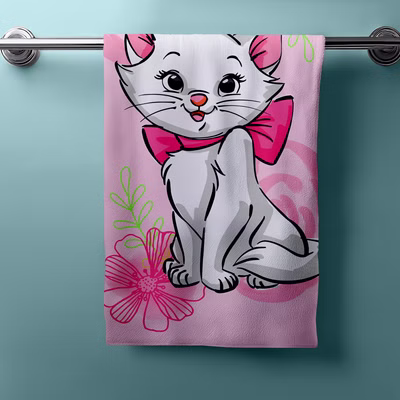 Disney Aristocats Marie Bath Towel Beach Towel 70 x 140cm