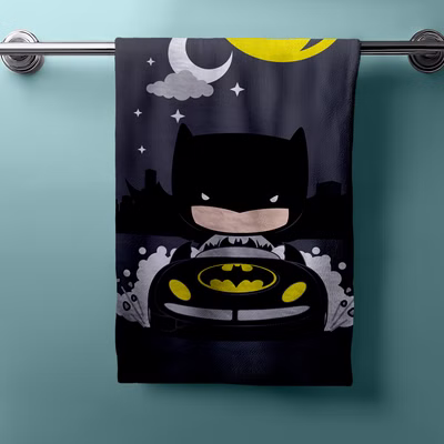 Batman bath towel, beach towel, 70 x 140 cm