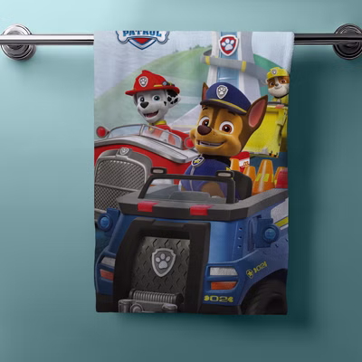 Paw Patrol bath towel beach towel blue 70 x 140cm
