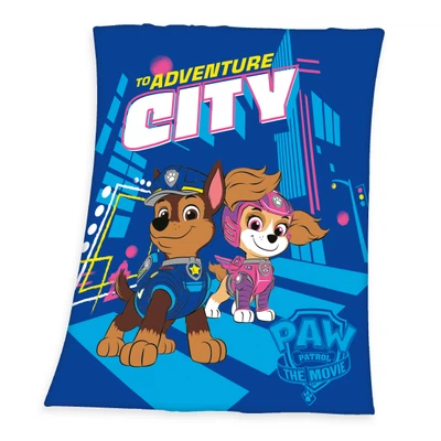 Paw Patrol Microfaser Flauschdecke 130  x 170 cm