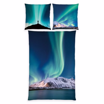 Parure de lit 2 pièces Northern Lights 135x200 cm 100% microfibre