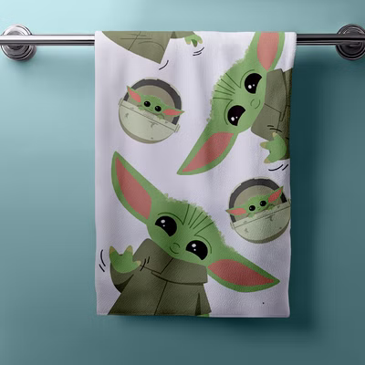 Star Wars Mandalorian Baby Yoda Bath Towel 70 x 140 cm
