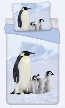 24918-Bettwaesche-Set-mit-Pinguin-135-x-200-cm-80-x-80-cm-100--Baumwolle_5.jpg