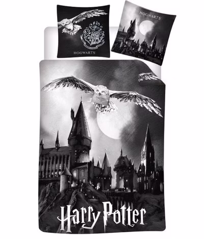 Harry Potter Flanell Wende Bettwäsche Hogwarts 2tlg 155 x 220 cm