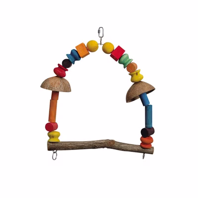 Vogelspielzeug Vogelschaukel 40 x 33 cm
