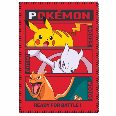Pokemon fleece blanket, cuddly blanket, 100 x 140 cm