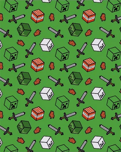 Couverture polaire Minecraft 110 x 150 cm