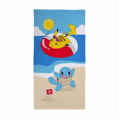 POKEMON PIKACHU Bath Towel Beach Towel 70 x 140 cm