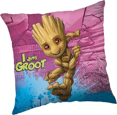 Coussin décoratif en peluche Marvel Groot 40 x 40 cm
