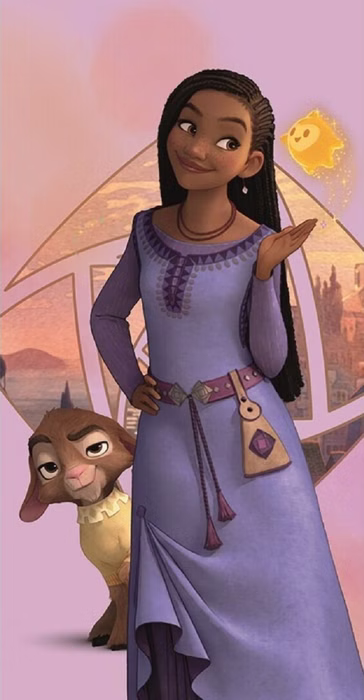 Serviette de bain Disney Wish Asha Serviette de plage 70 x 140 cm