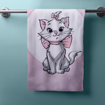 Disney Aristocats Marie Bath Towel Beach Towel 70 x 140cm