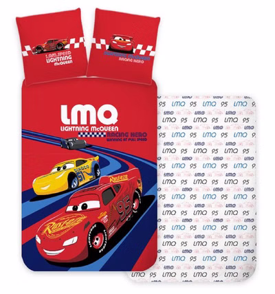 Disney Cars Baby Bettwäsche 40 x 60 cm + 100 x 135 cm 